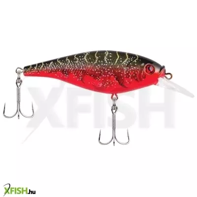 Berkley Flicker Shad Shallow wobbler 2 3/4in | 7cm 2/7 oz Red Tiger 1 Plastic Clam / Blister 3'-6' | 1m-2m 6 2