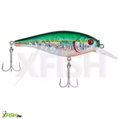 Berkley Flicker Shad Shallow wobbler 2in | 5cm 1/6 oz Slick Green Alewife 1 Plastic Clam / Blister 2'-4' | 0.5m-1.2m 8 2