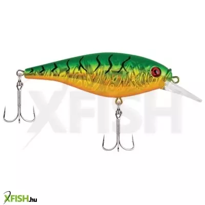 Berkley Flicker Shad Shallow wobbler 2 3/4in | 7cm 2/7 oz Slick Firetiger 1 Plastic Clam / Blister 3'-6' | 1m-2m 6 2