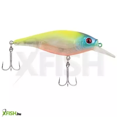 Berkley Flicker Shad Shallow wobbler 2 3/4in | 7cm 2/7 oz Flashy Chartreuse 1 Plastic Clam / Blister 3'-6' | 1m-2m 6 2