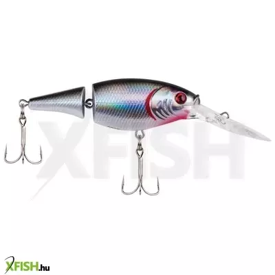 Berkley Flicker Shad Jointed wobbler 2 3/4in | 7cm 1/3 oz Black Silver 1 Plastic Clam / Blister 7'-9' | 2.1m-2.7m 6 2
