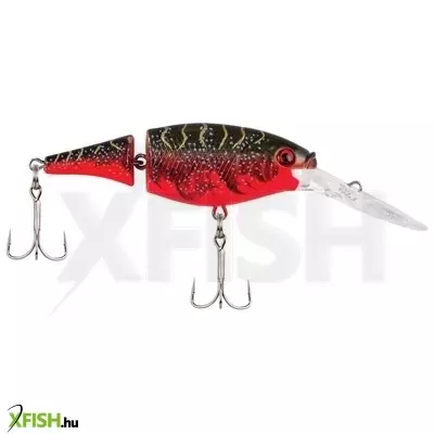 Berkley Flicker Shad Jointed wobbler 2 3/4in | 7cm 1/3 oz Red Tiger 1 Plastic Clam / Blister 7'-9' | 2.1m-2.7m 6 2