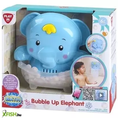 playgo: habfújó elefánt bébi fürdőjáték