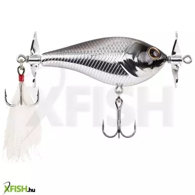 Berkley Spin Bomb wobbler 60mm 60 (2/5 oz) Black Chrome 1 Plastic Clam / Blister Topwater 5 2