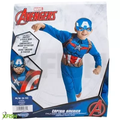 funny fashion jelmez - amerika kapitány 140cm