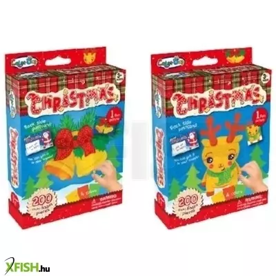 Kreatív kristálymozaik szett: Karácsony - többféle