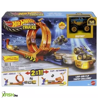 Hot wheels monster trucks 50. évfordulós bigfoot hurokpálya