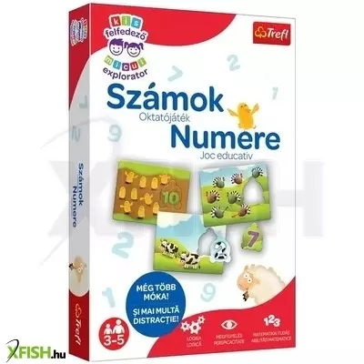 Trefl: Kis felfedező oktató társas - Számok