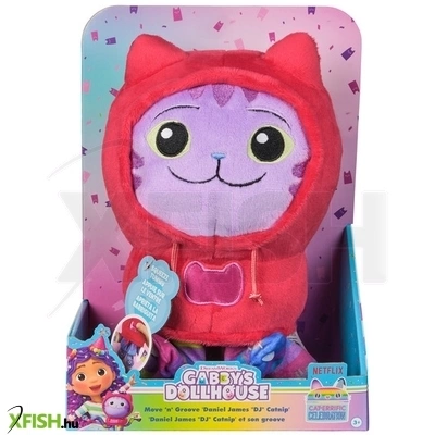 Spin master gabi babaháza - plüss dj cica