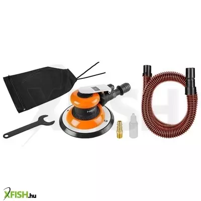 Neotools pneumatikus excentercsiszoló 150mm, vákumos porelszívással