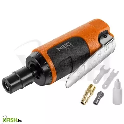Neotools pneumatikus egyenes csiszoló 1/4 1/8, 6mm/3mm, 25 000 rpm