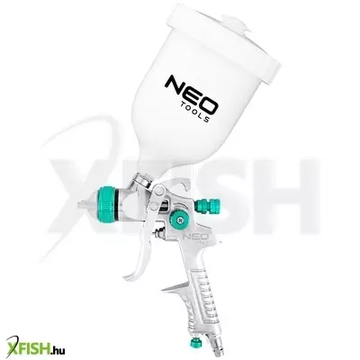 Neotools pneumatikus festékszóró pisztoly, felső tartályos, 1,4mm - hvlp