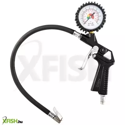 Neotools pneumatikus kerékfúvó pisztoly, nyomásmérővel 63mm