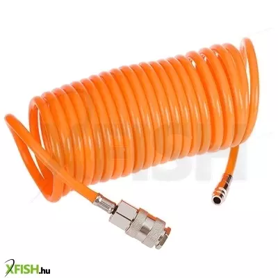 Neotools pneumatikus spiráltömlő, 5,0x8mm X 5m, pe