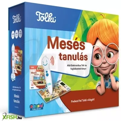 tolki - mesés tanulás szett (könyv +toll)