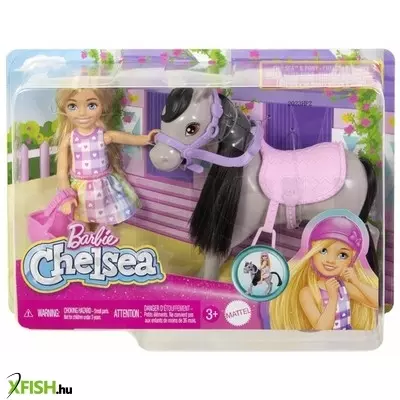 Mattel barbie chelsea és pónilova készlet