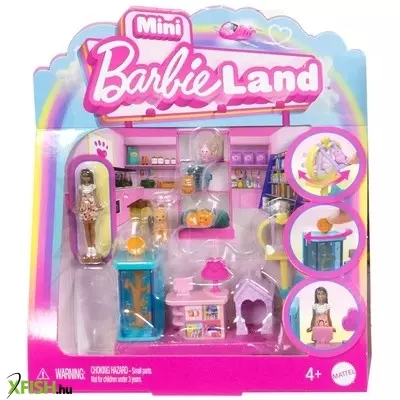 Mattel barbie mini barbieland játékszett - kisállatbolt