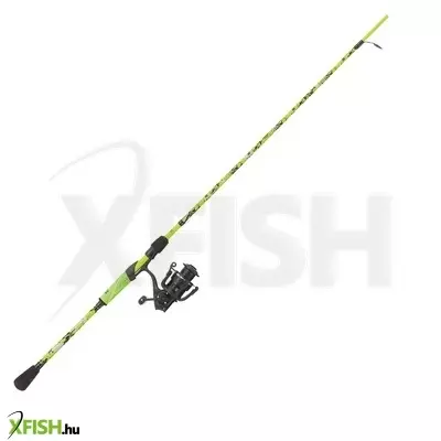 Abu Garcia Revo X Spinning Akciós Medium Pergető Horgász Szett 240cm Zöld