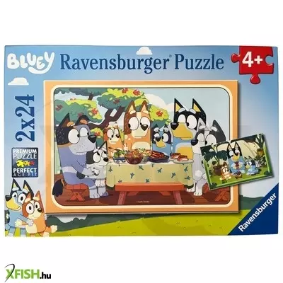 ravensburger puzzle 2x24 db - bluey