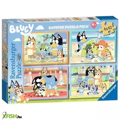 Ravensburger puzzle 4x42 db - bluey