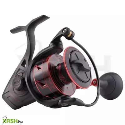 Penn Battle 3-as Széria 6000 Extra Erős Piros Fekete Pergető Orsó