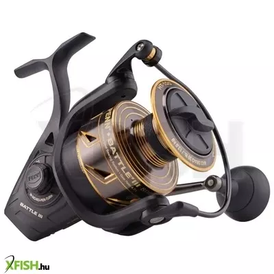 Penn Battle 3-as Széria 8000 Extra Erős Fekete Arany Pergető Orsó