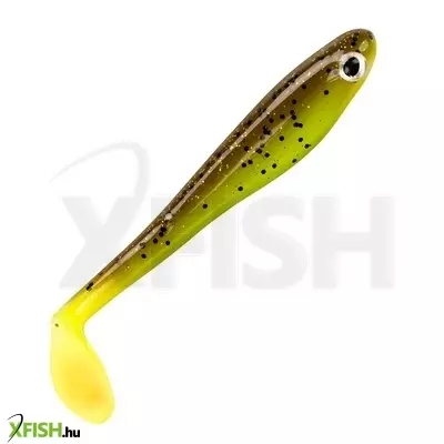 PowerBait Hollow Belly Gumihal műcsali 4in | 10cm Brown Chartreuse 4 Plastic Clam / Blister