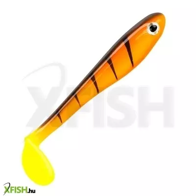 PowerBait Hollow Belly Gumihal műcsali 12.5cm Hot Yellow Perch 3 Plastic Clam / Blister