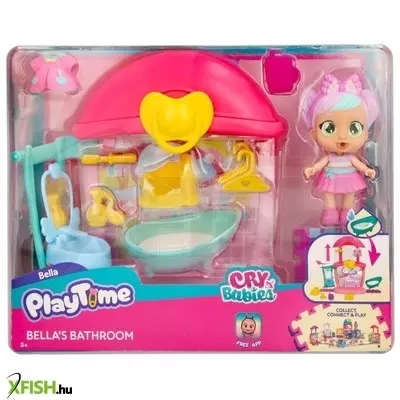 Imc toys cry babies playtime bella fürdőszobája
