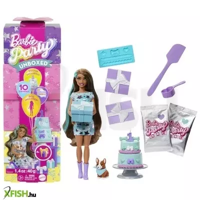 Mattel barbie party reveal szett - corgi