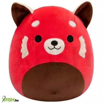 Squishmallows 20 cm - cici a vöröspanda barna hassal