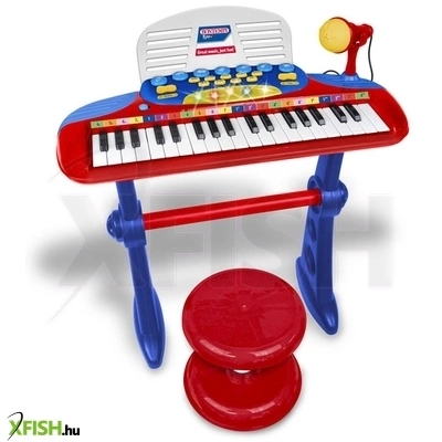 Bontempi álló szintetizátor, 37 billentyű, mikrofon