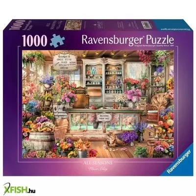 Ravensburger puzzle 1000 db - virágbolt