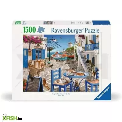 Ravensburger puzzle 1500 db - mykonosz macskái