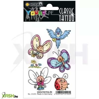 Herma: pillangók és barátaik tetoválás
