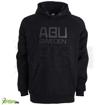 Abu Garcia 100 Anniversary Hoodie Kapucnis Pulóver Black Fekete Xl