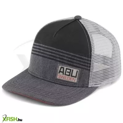 Abu Garcia 5 Panel Semi Curve - Printed Front W/ Embroidery Patch Kamionos baseball sapka Szürke