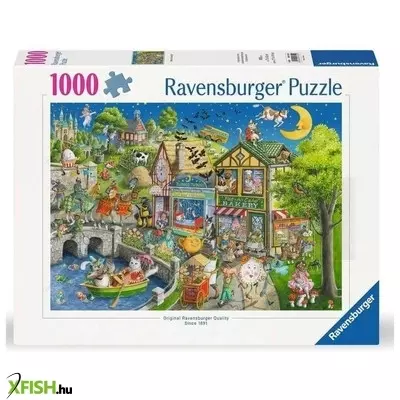 Ravensburger puzzle 1000 db - mother gooseville