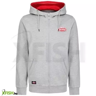 Berkley 21Ss Zipped Hoody Grey Kapucnis Pulóver Szürke L