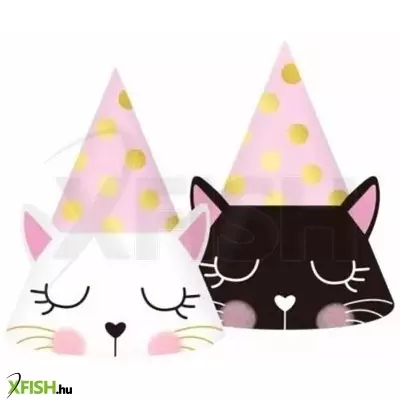 Cicás papírcsákó 6 darab - többféle