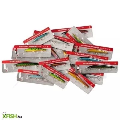 Abu Garcia Assorted Floating Minnow wobbler válogatás 108 db