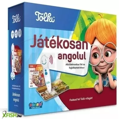 tolki: játékosan angolul interaktív foglalkoztató könyv - készletben