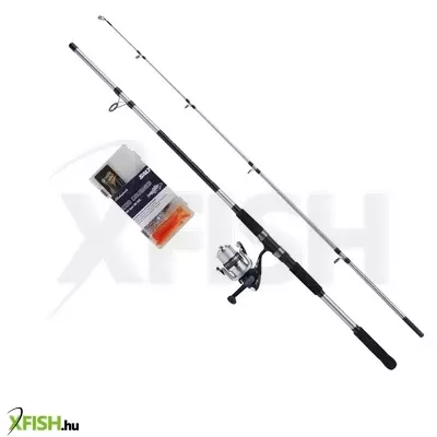 Shakespeare Salt Cod Crusher Heavy Pergő Horgász Szett Orsóval 240cm 30-120g