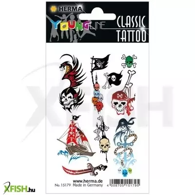 Herma: kalózos tetoválás