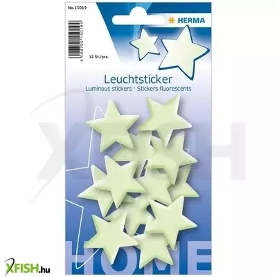 Herma: világító csillagok falmatrica - kicsi