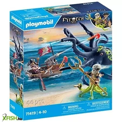 Playmobil harc az óriási oktopusszal