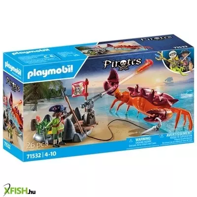 Playmobil harc az óriás rákkal