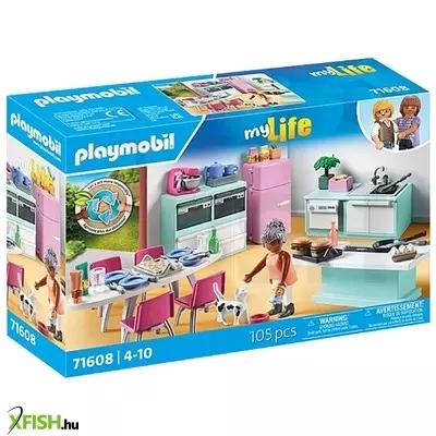 Playmobil konyha étkezővel