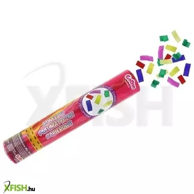 Színes konfetti ágyú - 30 cm