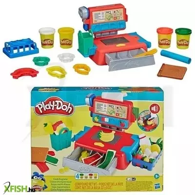 Play-Doh: Pénztárgép szett gyurmával